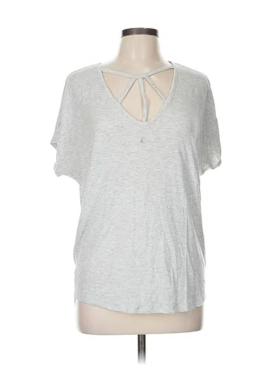 Pre-owned Express One Eleven Short Sleeve T-shirt In Silver