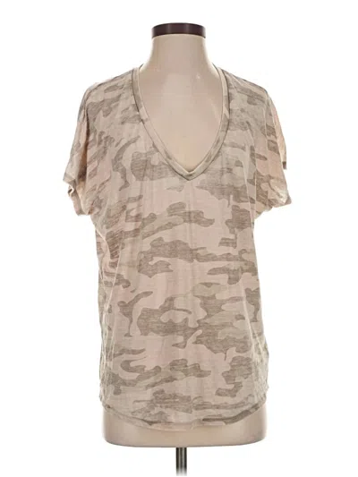 Pre-owned Express One Eleven Short Sleeve T-shirt In Tan