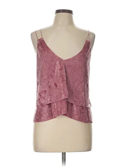 Pre-owned Express One Eleven Sleeveless Blouse In Pink
