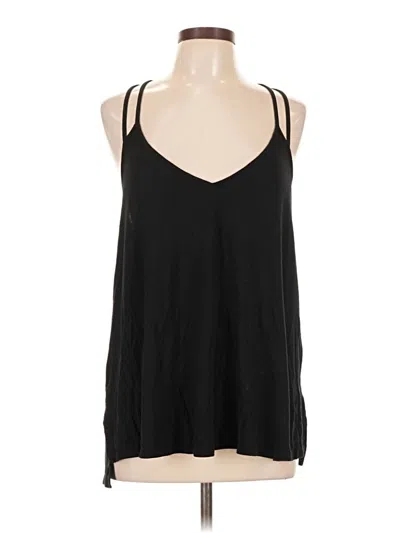 Pre-owned Express One Eleven Sleeveless Top Black Halter Neckline Tops