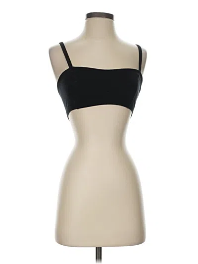 Pre-owned Express One Eleven Sleeveless Top Black Strapless Neckline Tops