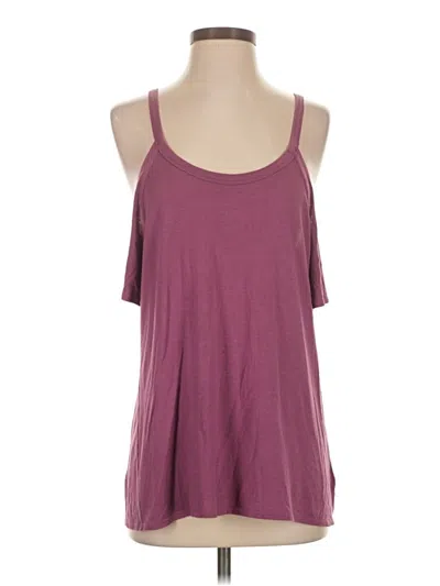Pre-owned Express One Eleven Sleeveless Top Burgundy Halter Neckline Tops