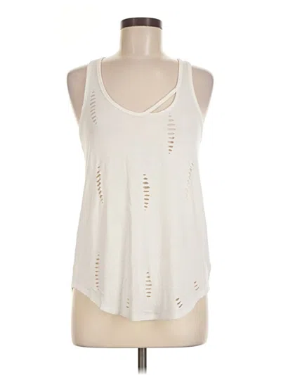 Pre-owned Express One Eleven Sleeveless Top Ivory Halter Neckline Tops