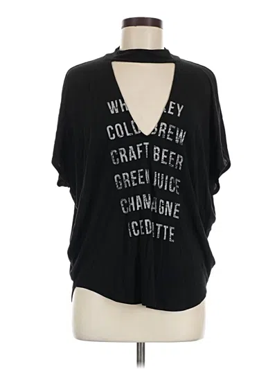 Pre-owned Express One Eleven Sleeveless T-shirt In Black