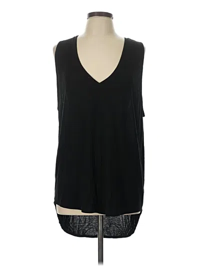 Pre-owned Express One Eleven Sleeveless T-shirt In Black