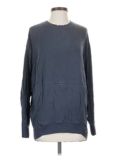 Pre-owned Express One Eleven Sweatshirt In Blue