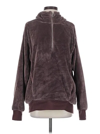 Pre-owned Express One Eleven Sweatshirt In Brown