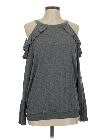 Pre-owned Express One Eleven Sweatshirt In Gray