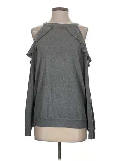 Pre-owned Express One Eleven Sweatshirt In Gray