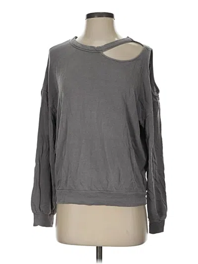 Pre-owned Express One Eleven Sweatshirt In Gray