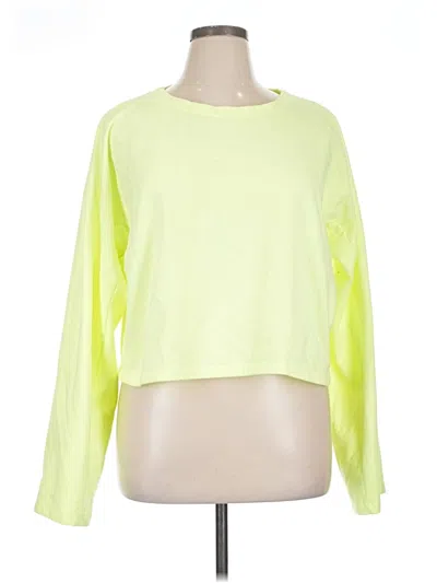 Pre-owned Express One Eleven Sweatshirt In Yellow