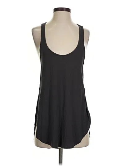 Pre-owned Express One Eleven Tank Top Black Halter Neckline Tops