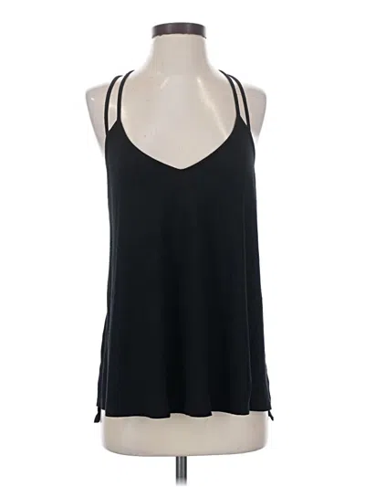 Pre-owned Express One Eleven Tank Top Black Halter Neckline Tops