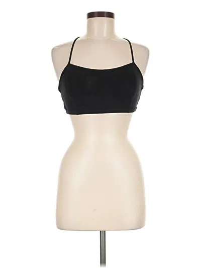 Pre-owned Express One Eleven Tank Top Black Halter Neckline Tops