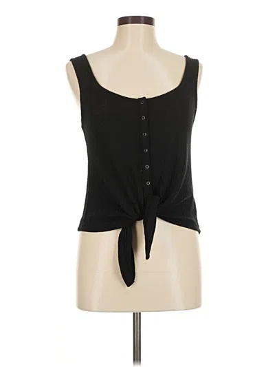 Pre-owned Express One Eleven Tank Top Black Strapless Neckline Tops