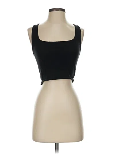Pre-owned Express One Eleven Tank Top Black Strapless Neckline Tops