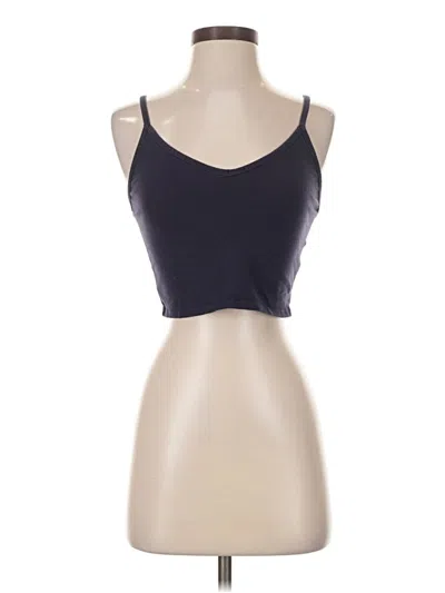 Pre-owned Express One Eleven Tank Top Blue Strapless Neckline Tops