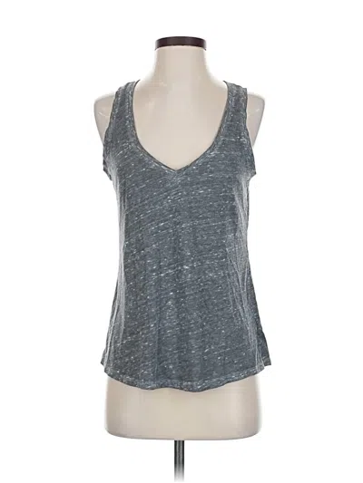 Pre-owned Express One Eleven Tank Top Gray Halter Neckline Tops