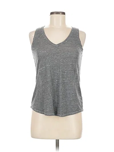 Pre-owned Express One Eleven Tank Top Gray Halter Neckline Tops