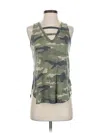 Express One Eleven Tank Top Green Halter Neckline Tops In Green