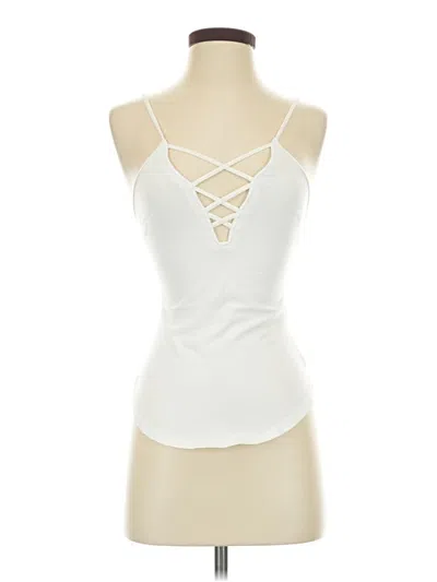 Pre-owned Express One Eleven Tank Top Ivory Strapless Neckline Tops