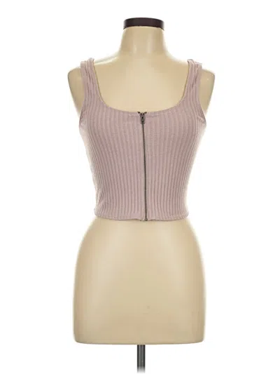 Pre-owned Express One Eleven Tank Top Pink Strapless Neckline Tops