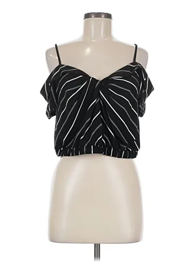 Pre-owned Express One Eleven Tube Top Black Strapless Neckline Tops