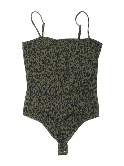 Pre-owned Express One Piece Swimsuit In Green