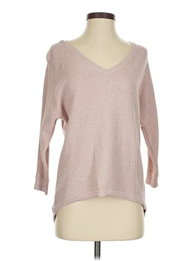 Pre-owned Express Outlet 3/4 Sleeve T-shirt In Pink
