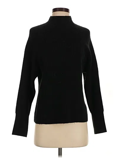 Pre-owned Express Outlet 3/4 Sleeve Turtleneck In Black