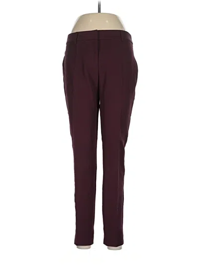 Pre-owned Express Outlet Active Pants In Burgundy