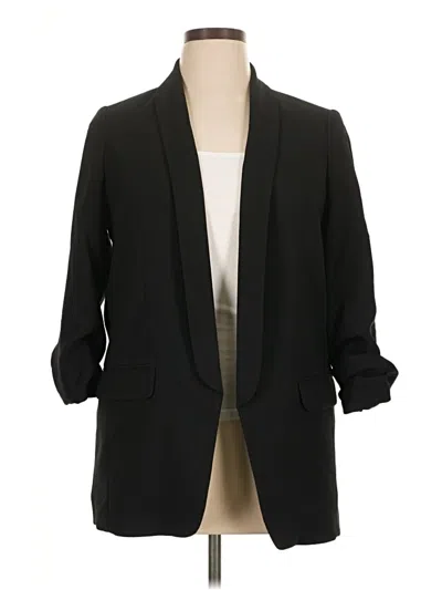 Pre-owned Express Outlet Blazer Jacket In Black