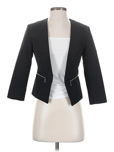 Pre-owned Express Outlet Blazer Jacket In Black