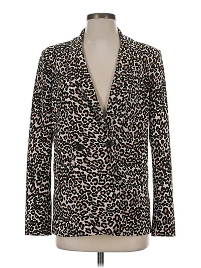 Pre-owned Express Outlet Blazer Jacket In Brown