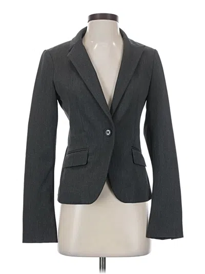 Pre-owned Express Outlet Blazer Jacket In Gray