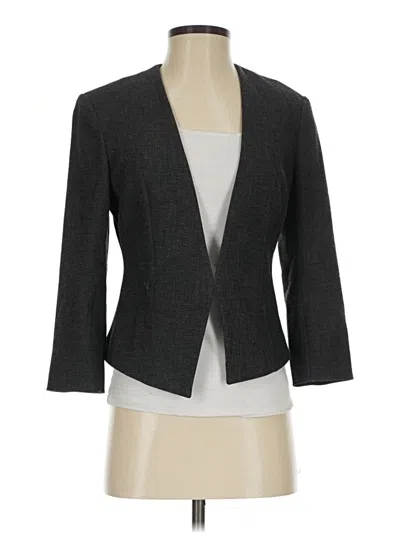 Pre-owned Express Outlet Blazer Jacket In Gray