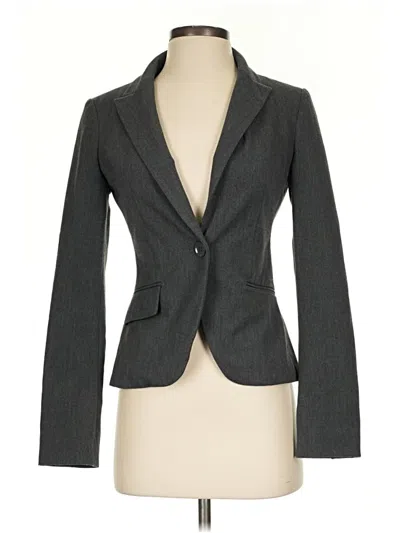 Pre-owned Express Outlet Blazer Jacket In Gray
