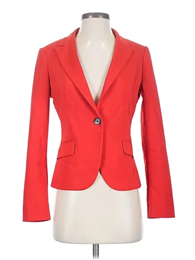 Pre-owned Express Outlet Blazer Jacket In Red