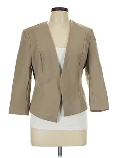 Pre-owned Express Outlet Blazer Jacket In Tan