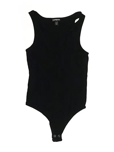 Pre-owned Express Outlet Bodysuit In Black