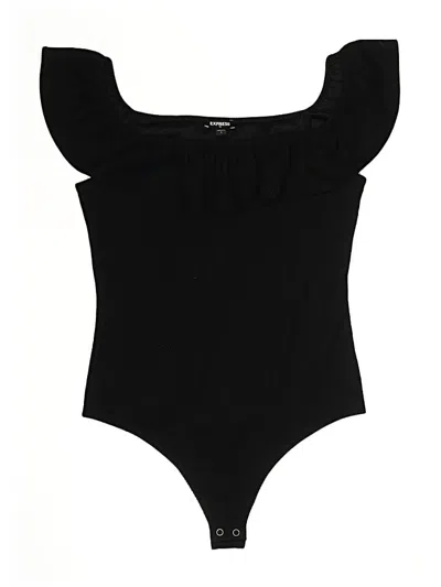 Pre-owned Express Outlet Bodysuit In Black
