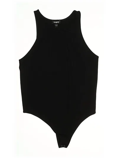 Pre-owned Express Outlet Bodysuit In Black