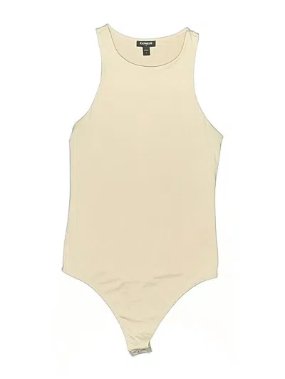 Pre-owned Express Outlet Bodysuit In Brown