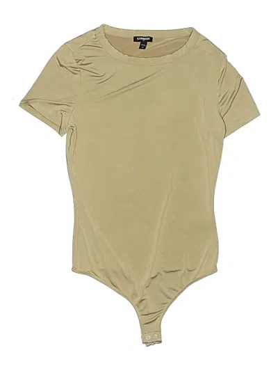Pre-owned Express Outlet Bodysuit In Brown