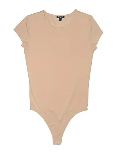 Pre-owned Express Outlet Bodysuit In Brown
