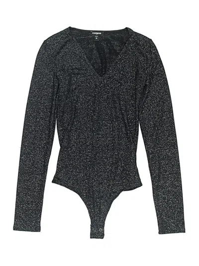 Pre-owned Express Outlet Bodysuit In Gray