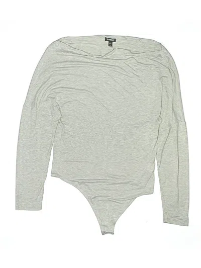 Express Outlet Bodysuit In Gray