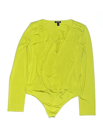 Pre-owned Express Outlet Bodysuit In Green