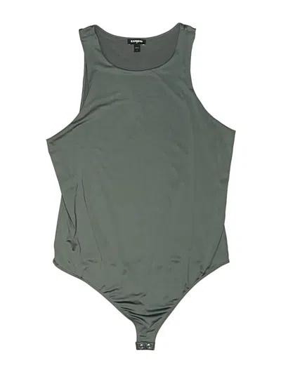 Pre-owned Express Outlet Bodysuit In Green