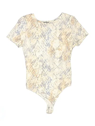 Pre-owned Express Outlet Bodysuit In Ivory